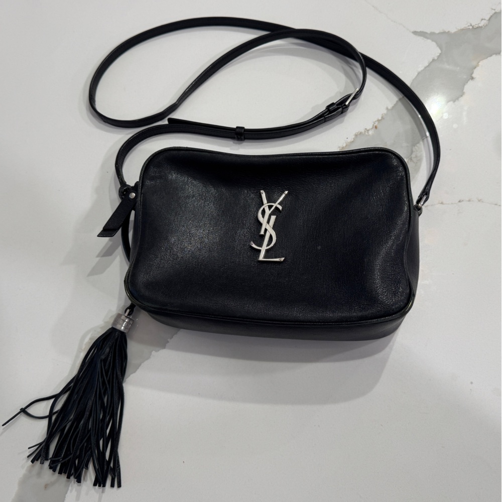 YSL Calfskin Lou camera bag